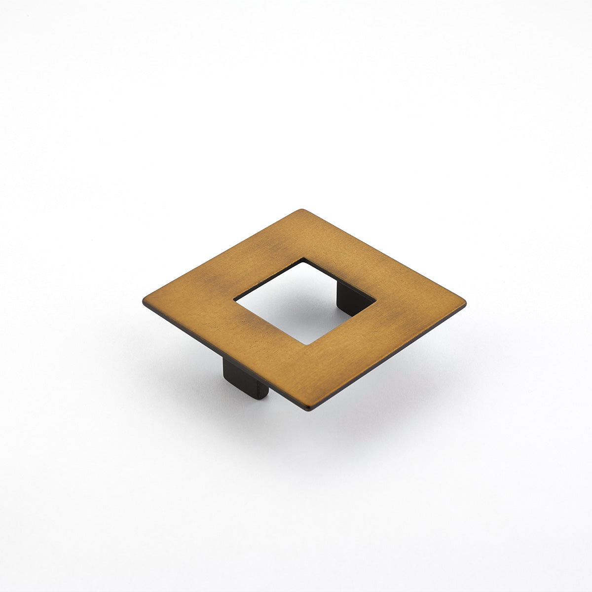 Schaub Finestrino Flat Square Pull 2-1/2" Burnished Bronze