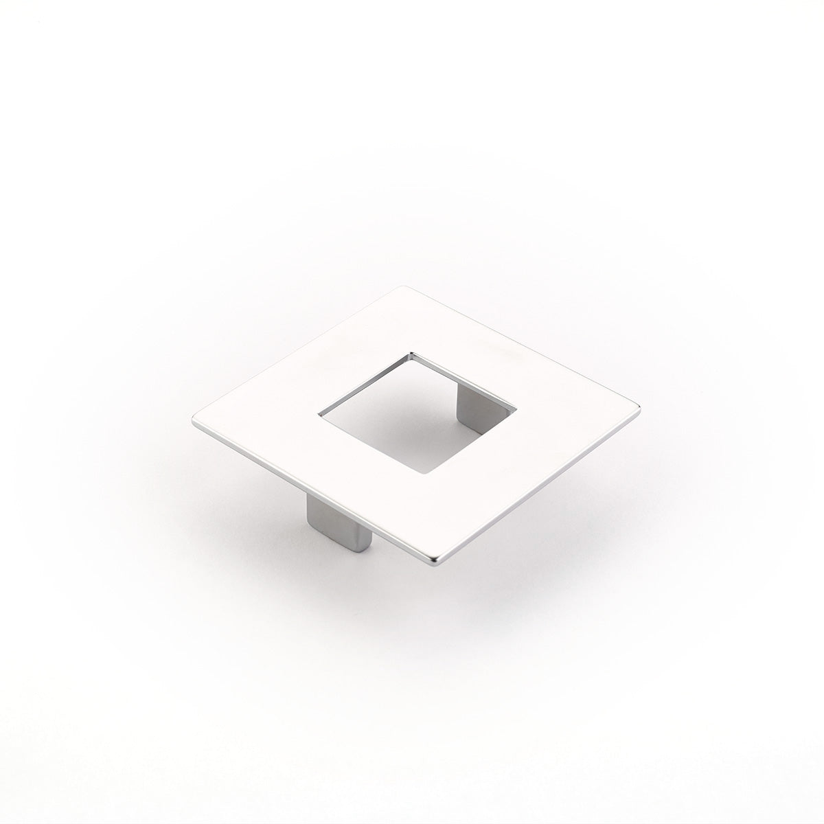 Schaub Finestrino Flat Square Pull 2-1/2" Matte Chrome