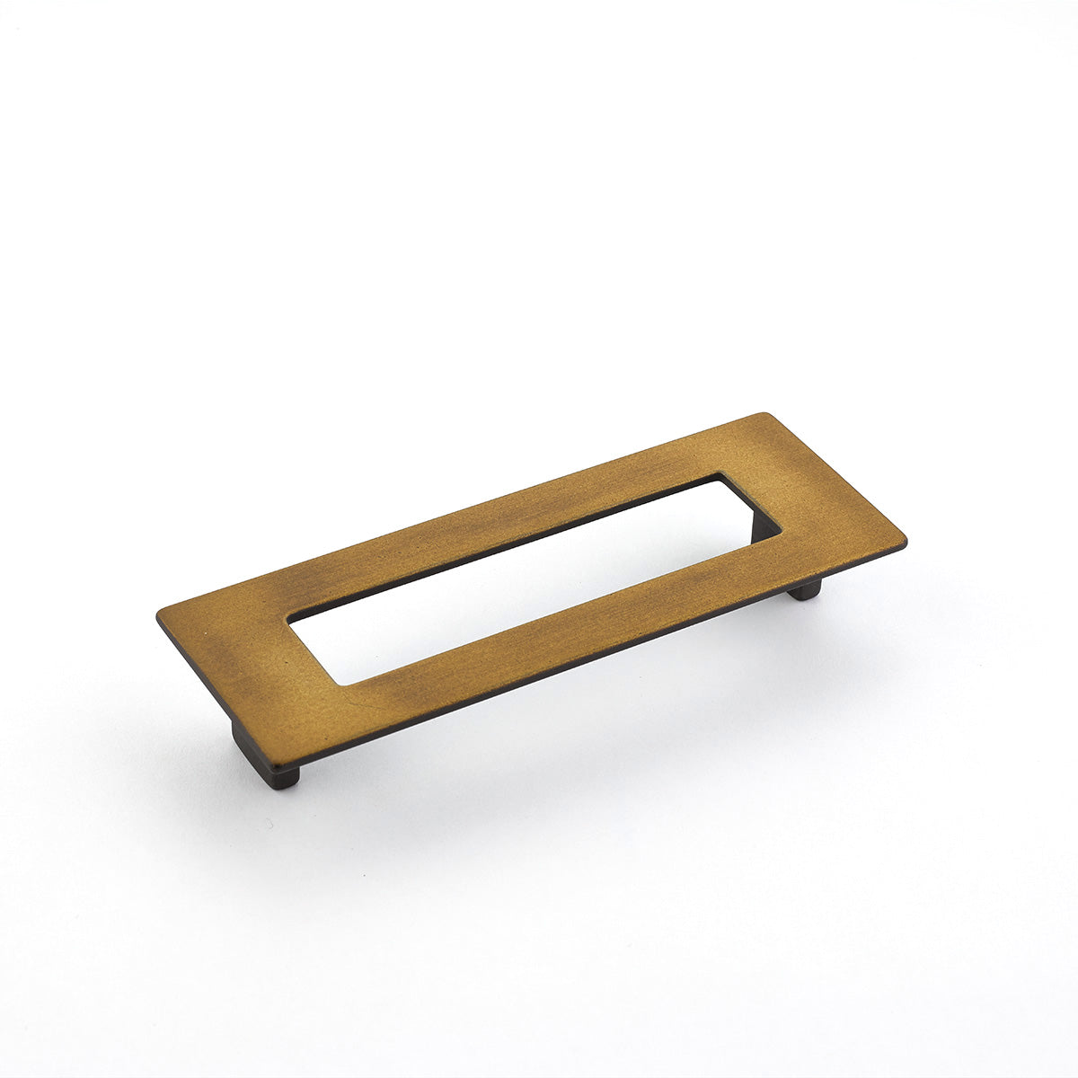 Schaub Finestrino Flat Rectange Pull 5-1/16" Burnished Bronze