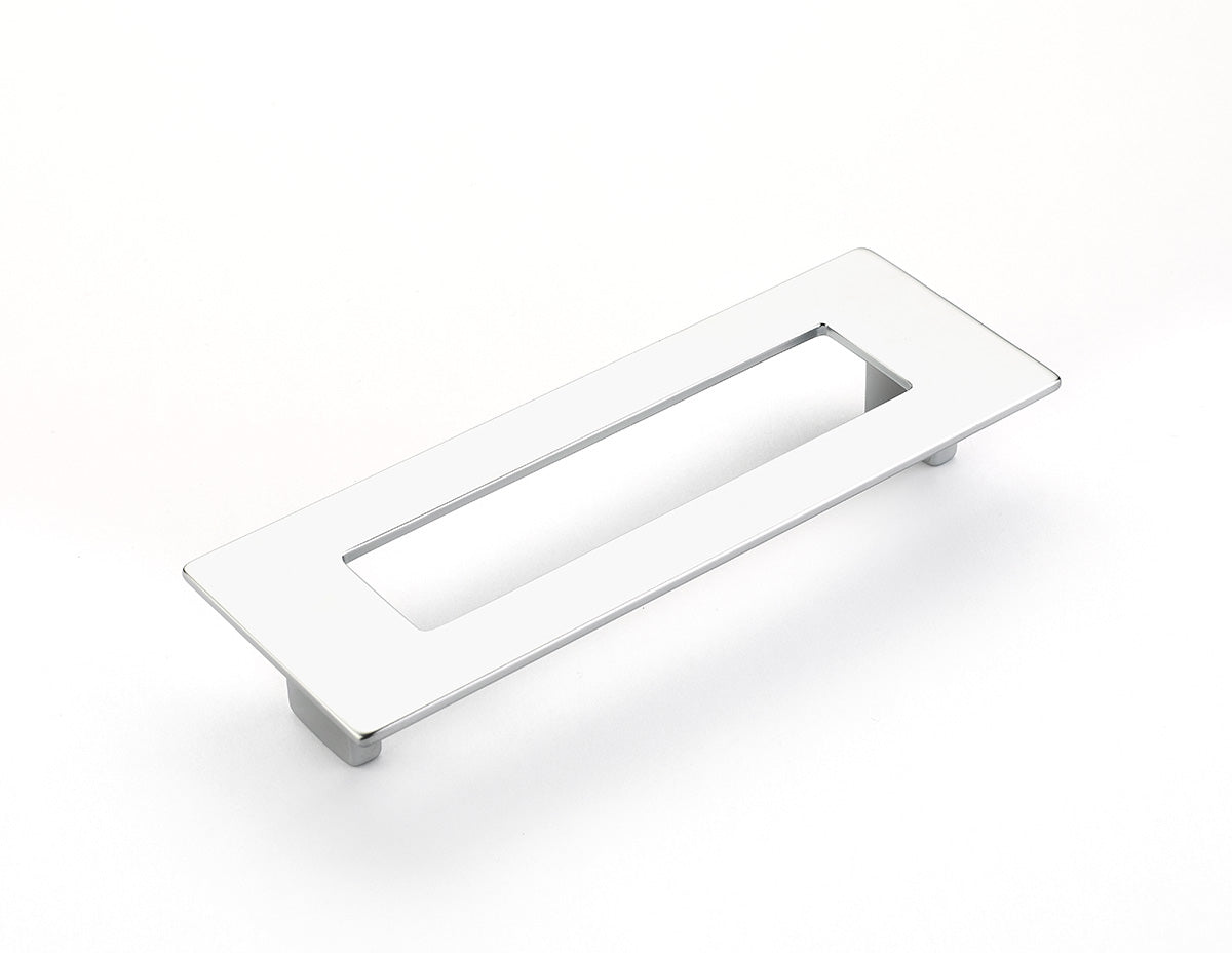 Schaub Finestrino Flat Rectangle Pull 5-1/16" Matte Chrome