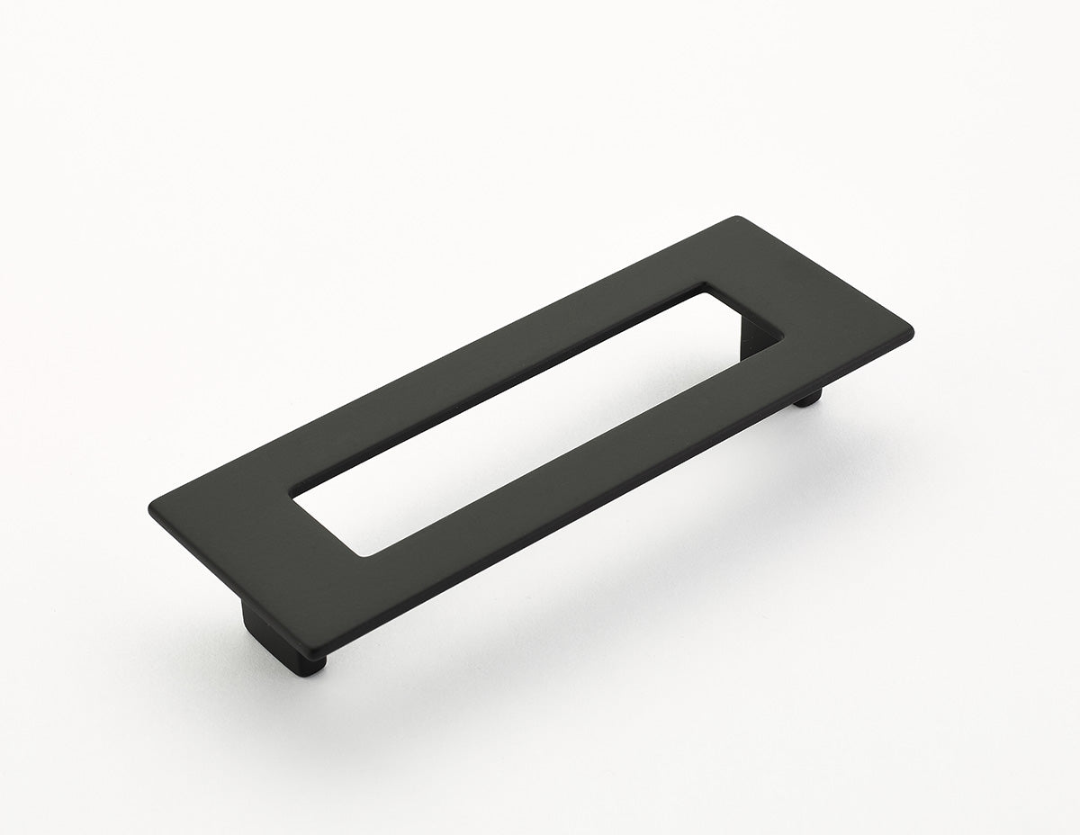 Schaub Finestrino Flat Rectangle Pull 5-1/16" Matte Black