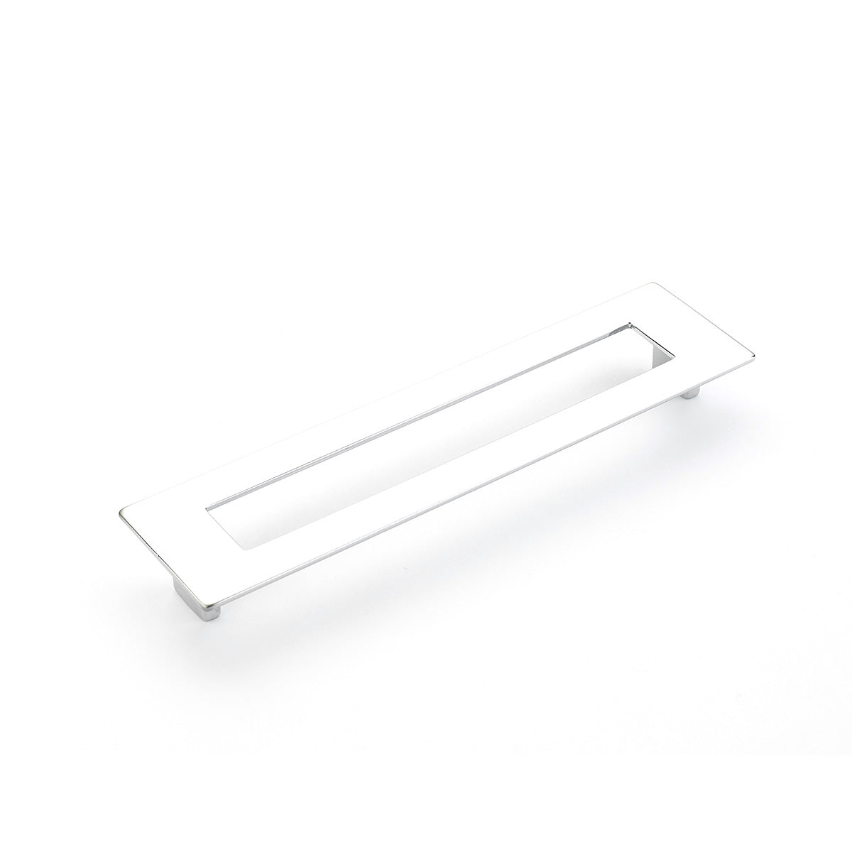 Schaub Finestrino Flat Rectangle Pull 7-1/2" Polished Chrome