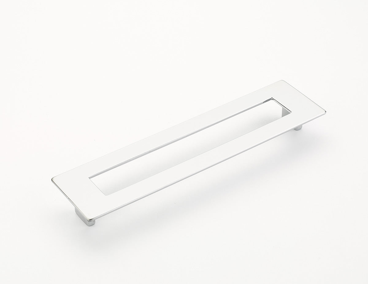 Schaub Finestrino Flat Rectangle Pull 7-1/2" Matte Chrome