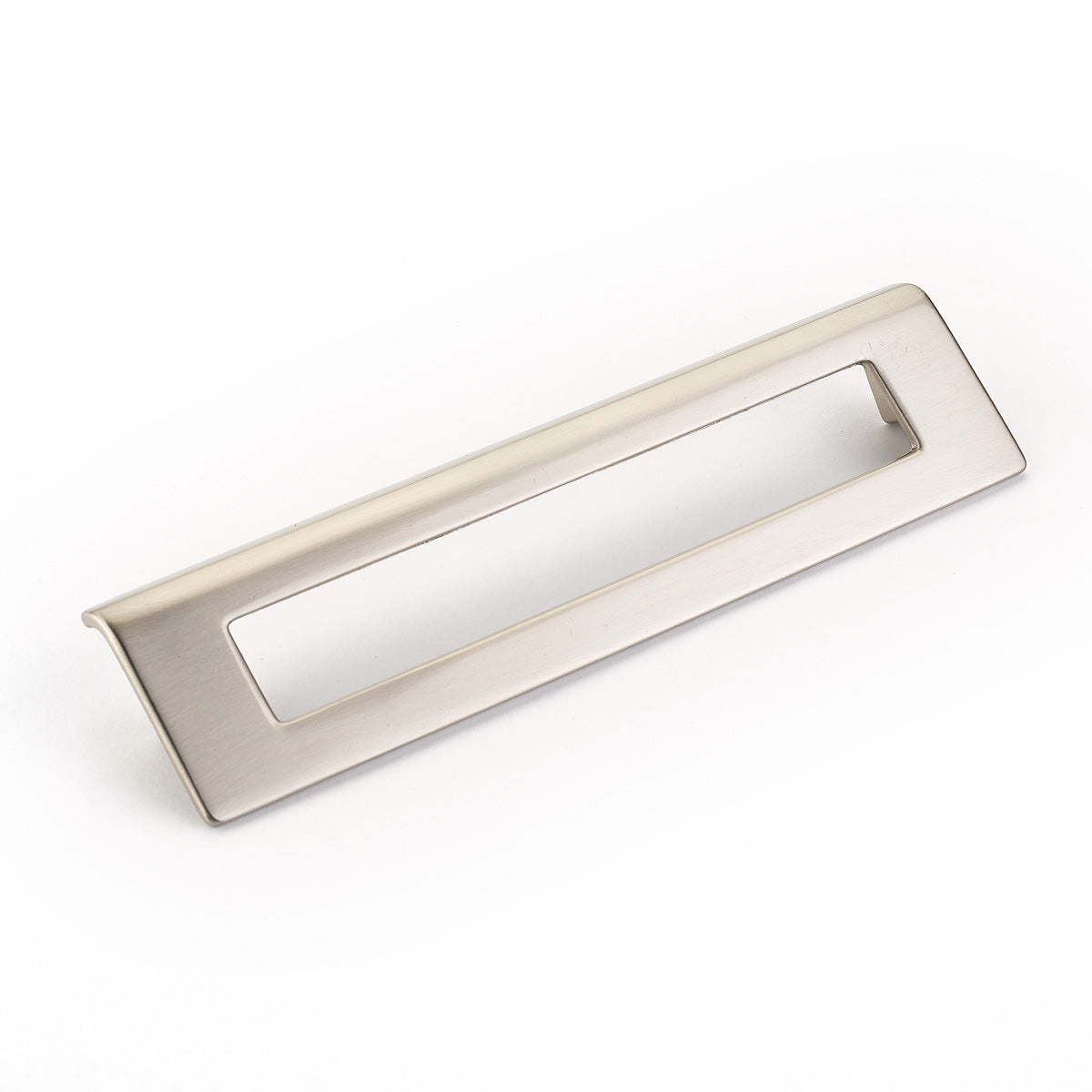 Schaub Finestrino Angled Rectangle Pull 6-5/16" Satin Nickel