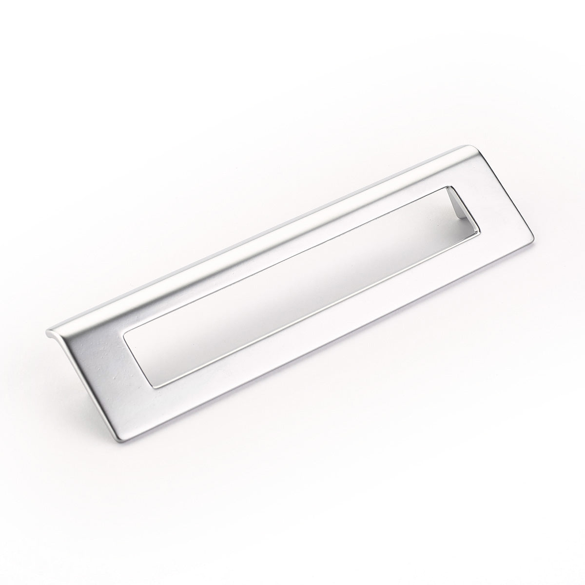 Schaub Finestrino Angled Rectangle Pull 6-5/16" Matte Chrome