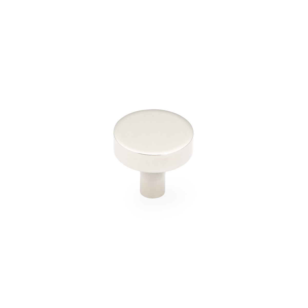 Schaub Haniburton Round Knob 1-1/4" Polished Nickel