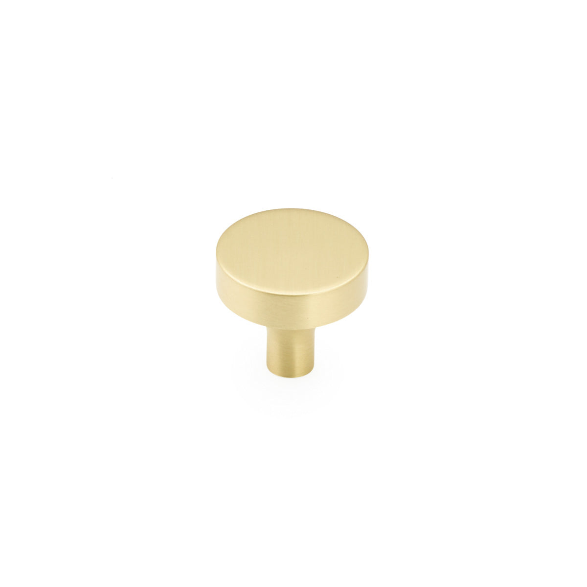 Schaub Haniburton Round Knob 1-1/4" Satin Brass