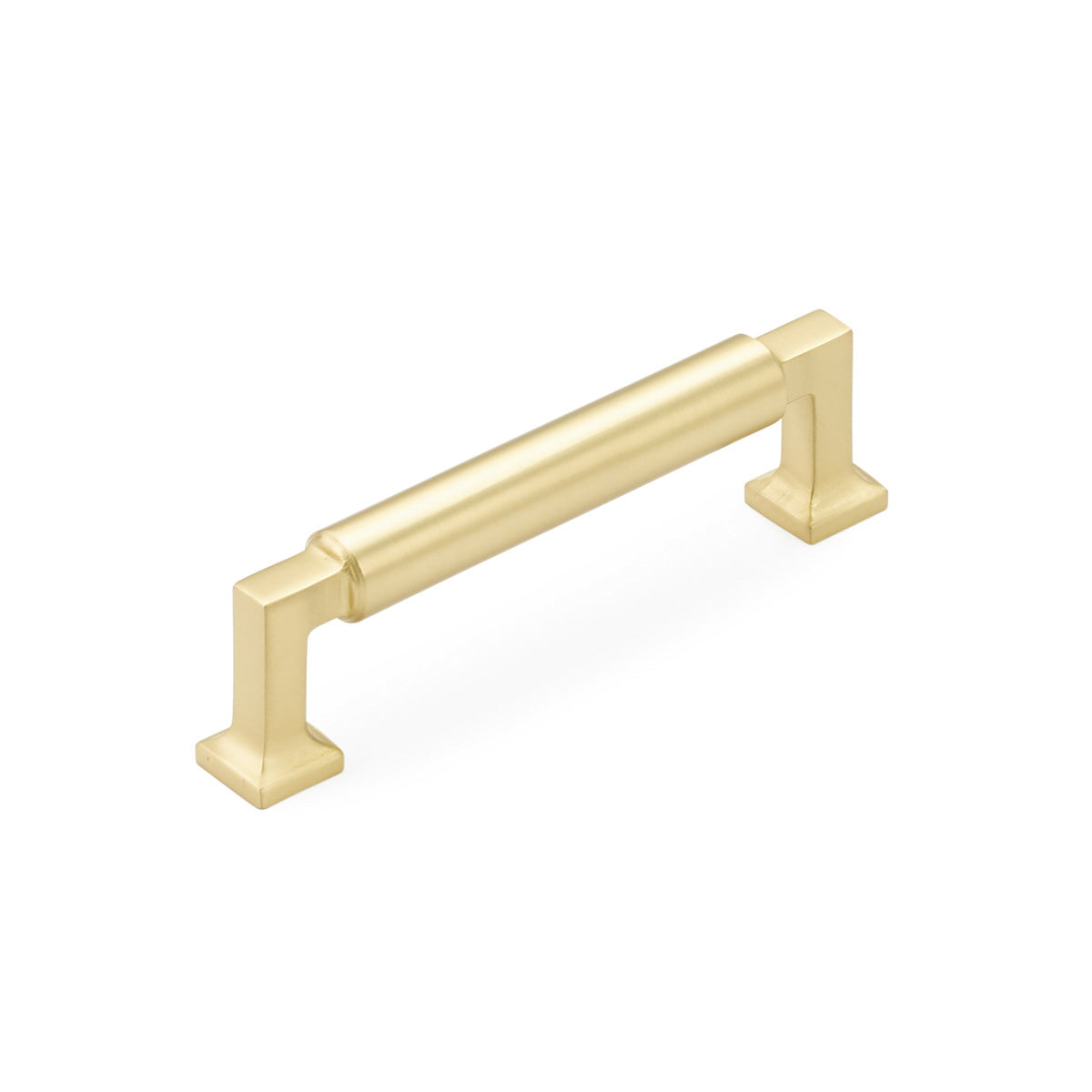 Schaub Haniburton Pull Satin Brass 4" cc