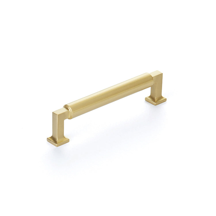 Schaub Haniburton Pull Satin Brass 5" cc