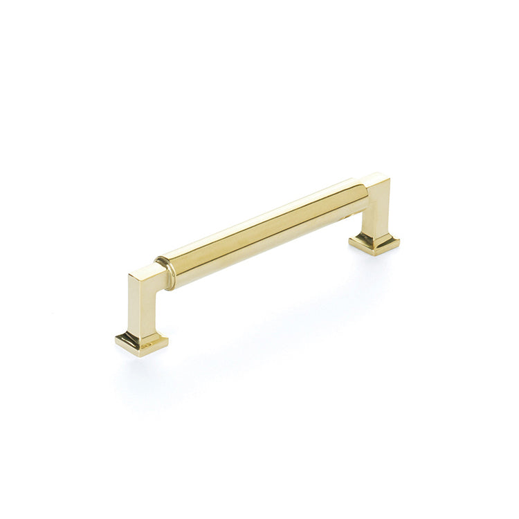 Schaub Haniburton Pull Unlacquered Brass 5" cc