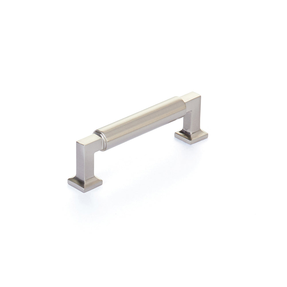 Schaub Haniburton Pull Satin Nickel 3.5" cc