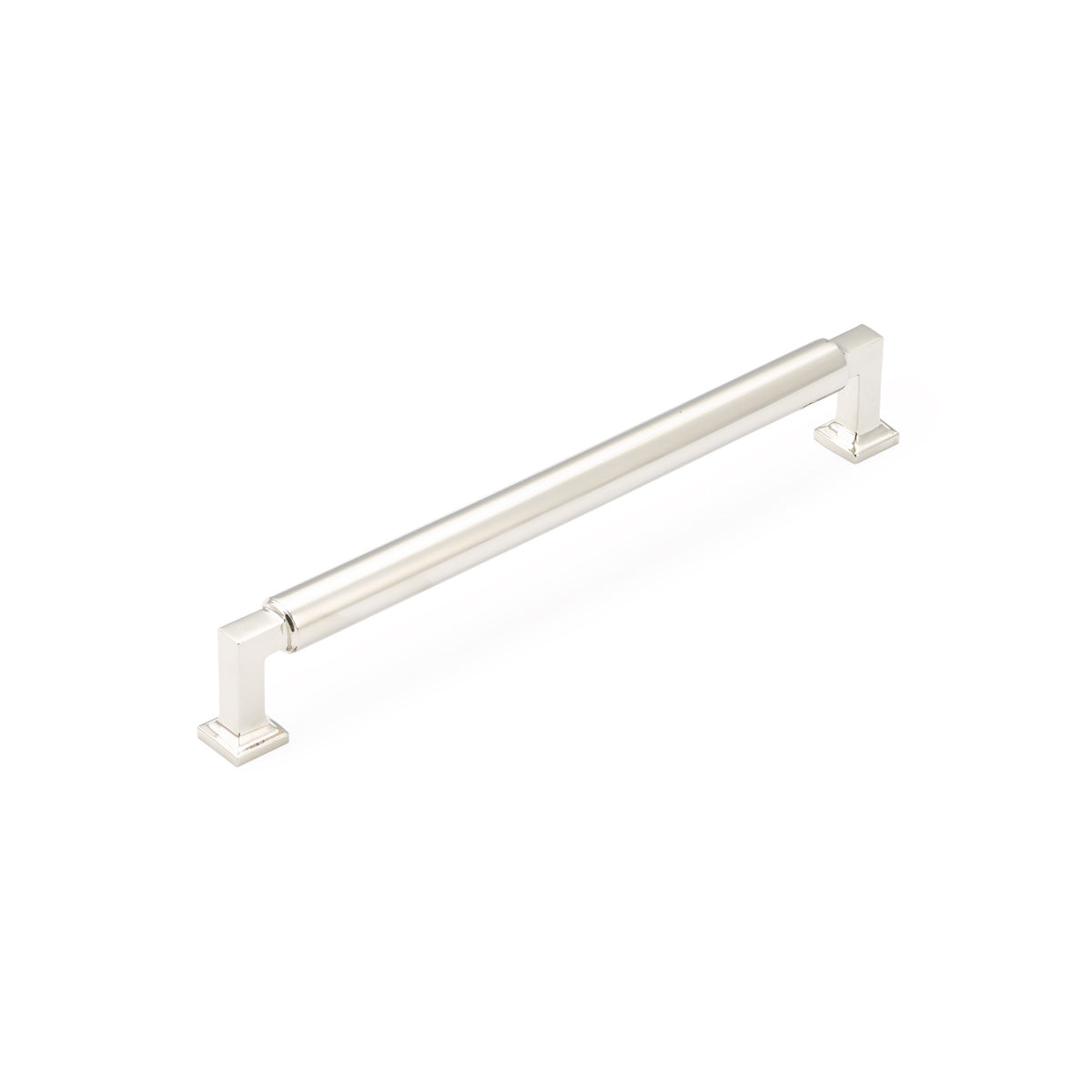 Schaub Haniburton Pull Polished Nickel 8" cc
