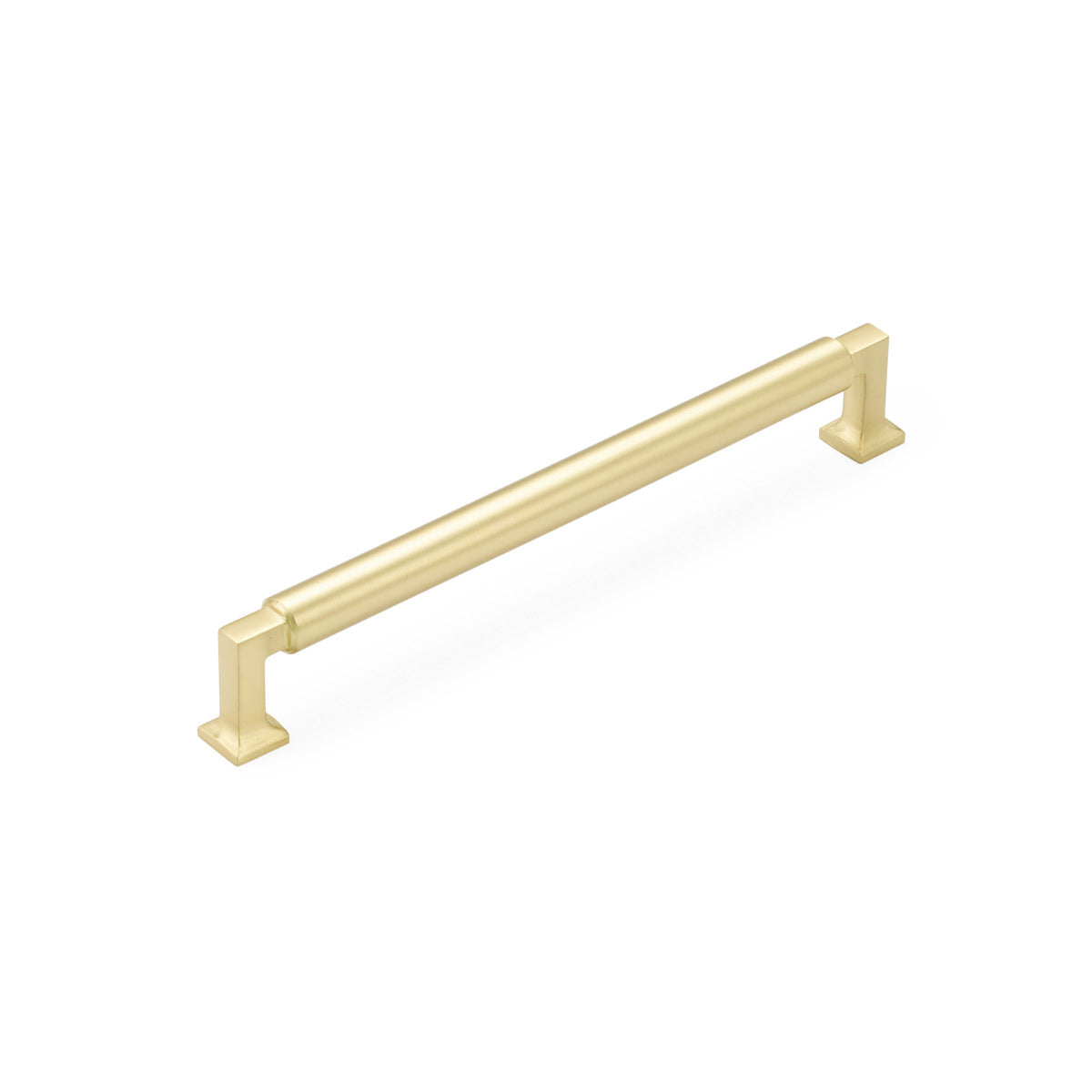 Schaub Haniburton Pull Satin Brass 8" cc