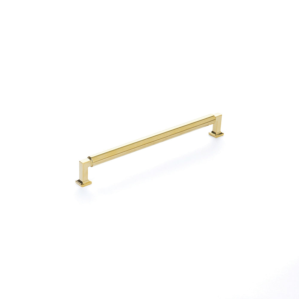 Schaub Haniburton Pull Unlacquered Brass 10" cc