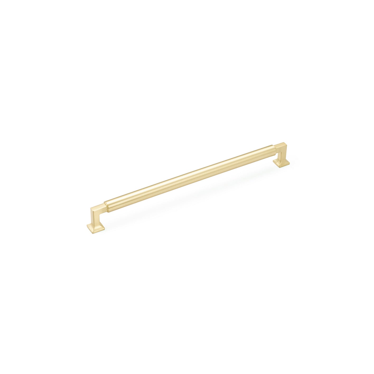 Schaub Haniburton Pull Satin Brass 12" cc