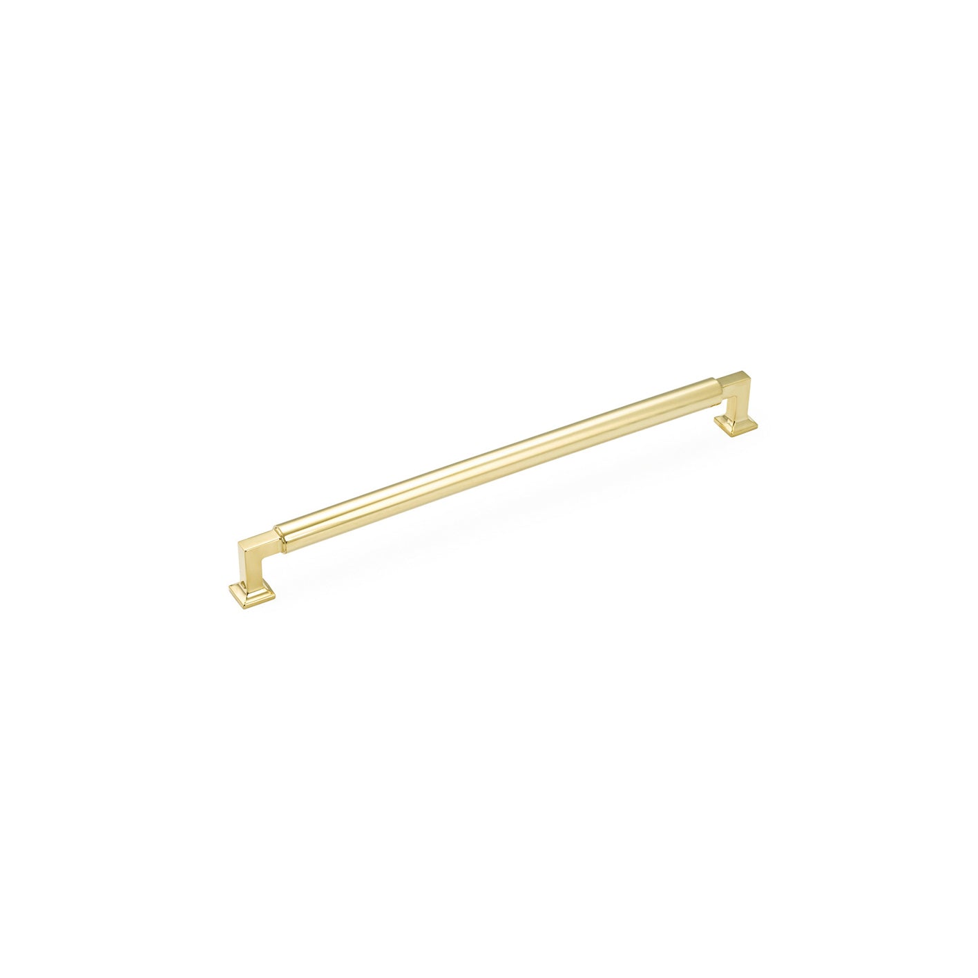 Schaub Haniburton Pull Unlacquered Brass 12" cc