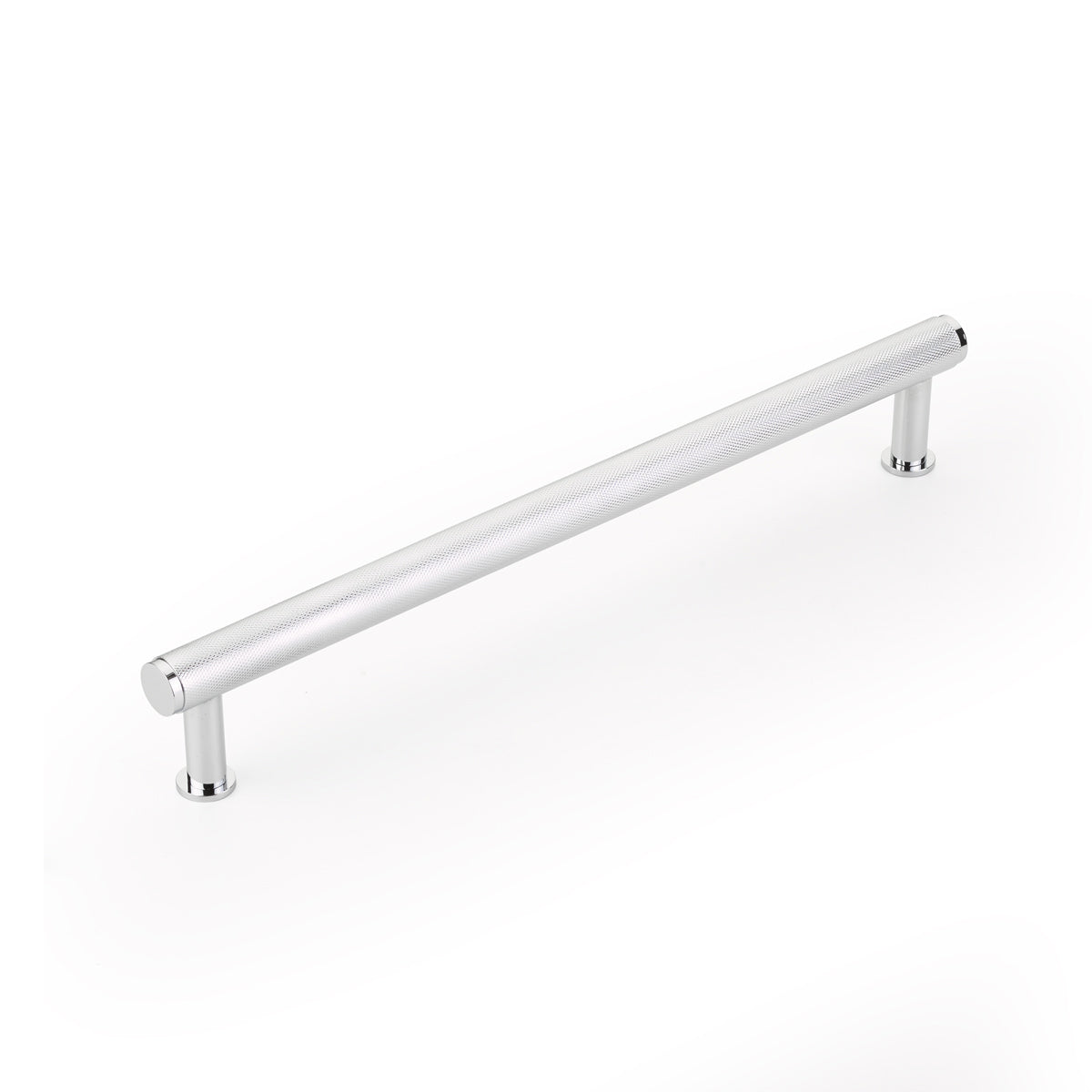 Schaub Pub House Pull Polished Chrome Knurled
