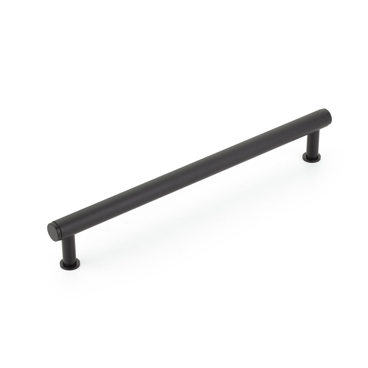 Schaub Pub House Pull Matte Black Knurled