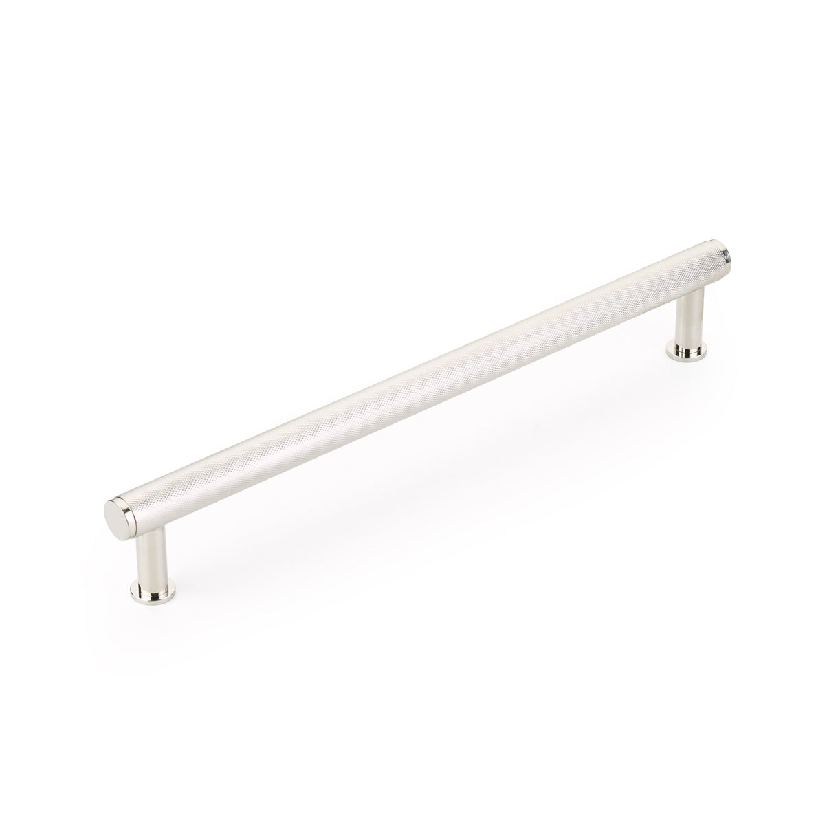 Schaub Pub House Pull Polished Nickel Knurled