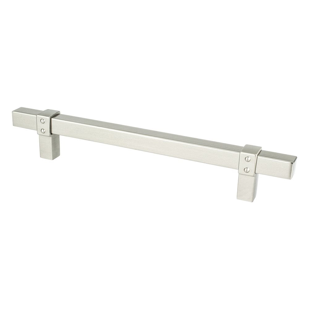 Berenson Rivet Rebel Pull - 160mm (6-5/16 in) - Brushed Nickel