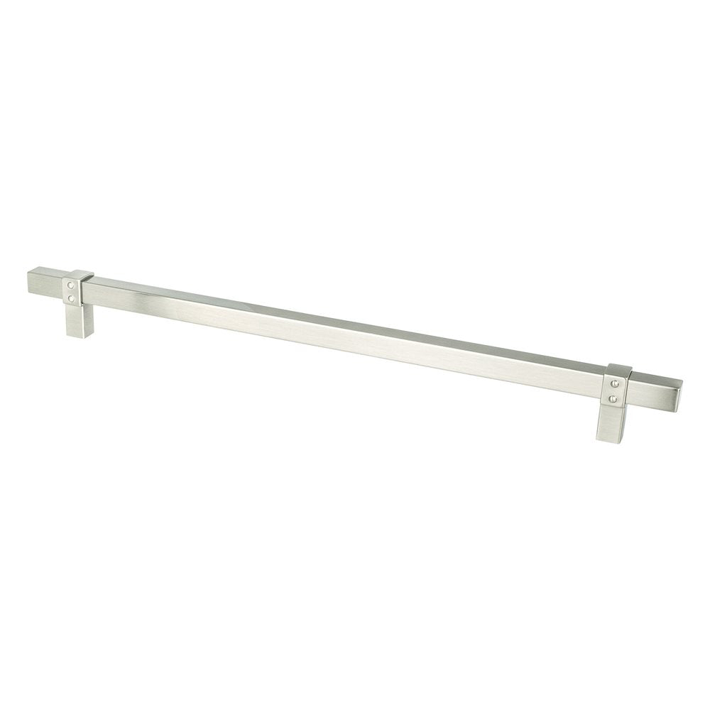 Berenson Rivet Rebel Pull - 12 in (304.8mm) (Appliance Pull) - Brushed Nickel