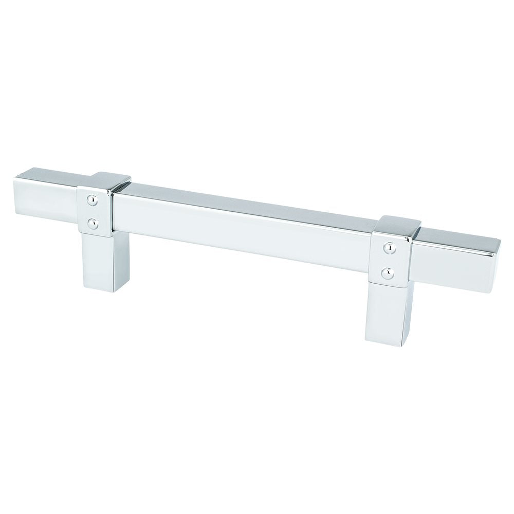 Berenson Rivet Rebel Pull - 96mm (3-25/32 in) - Polished Chrome