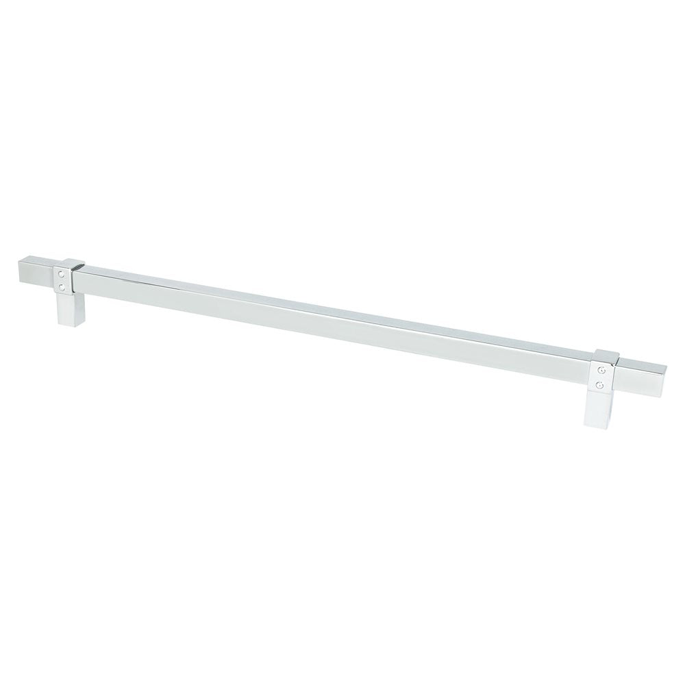 Berenson Rivet Rebel Pull - 12 in (304.8mm) (Appliance Pull) - Polished Chrome