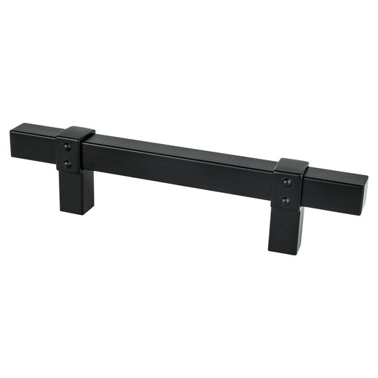 Berenson Rivet Rebel Pull - 96mm (3-25/32 in) - Matte Black