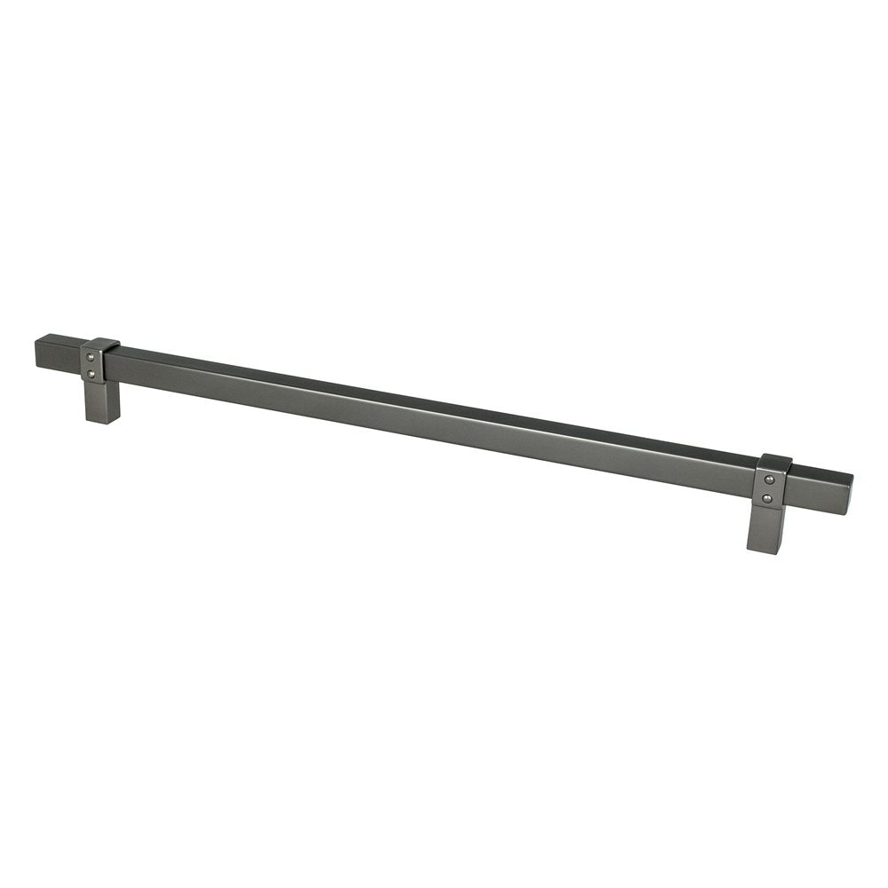 Berenson Rivet Rebel Pull - 12 in (304.8mm) (Appliance Pull) - Slate
