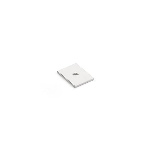 Schaub Pub House Backplate for Knob 1" x 3/4" Polished Chrome