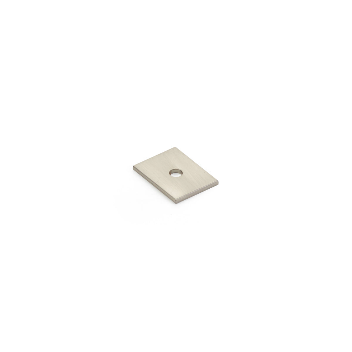 Schaub Pub House Backplate for Knob 1" x 3/4" Brushed Nickel