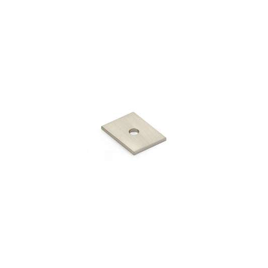 Schaub Pub House Backplate for Knob 1" x 3/4" Brushed Nickel