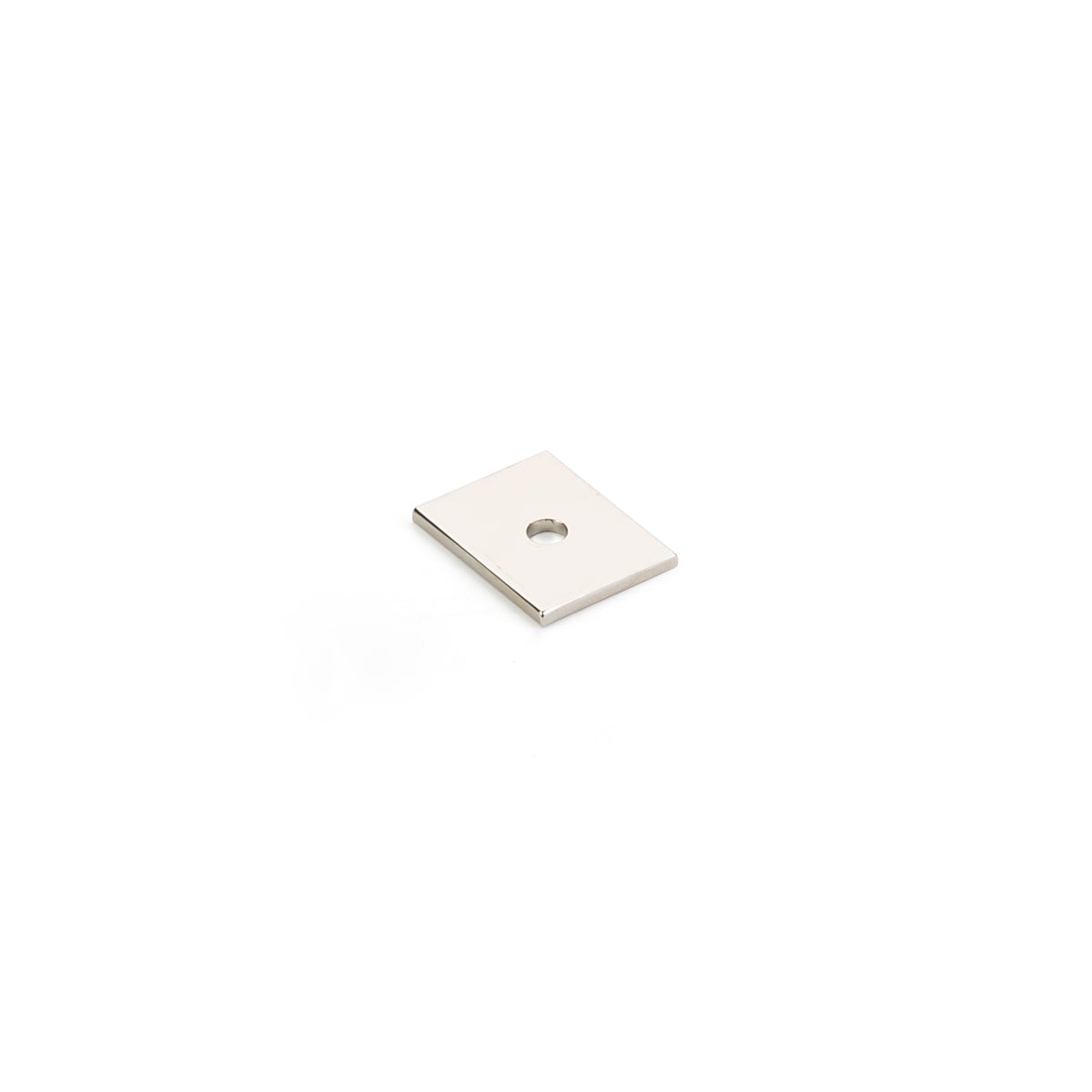 Schaub Pub House Backplate for Knob 1" x 3/4" Polished Nickel
