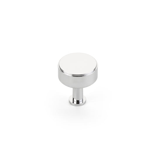 Schaub Pub House Smooth Round Knob Polished Chrome