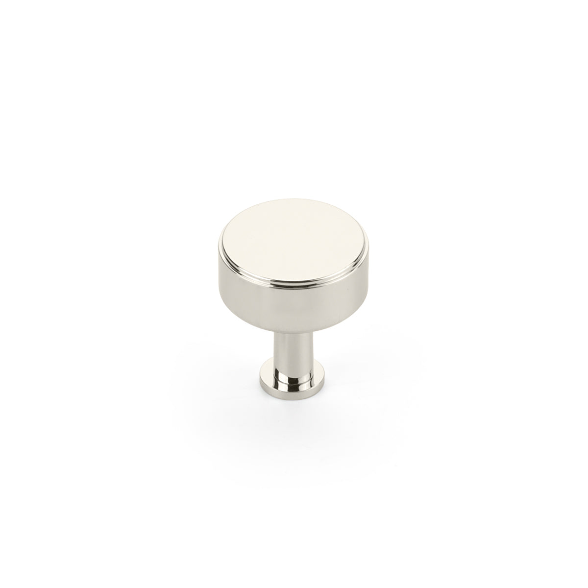 Schaub Pub House Knob 1-1/4" Polished Nickel