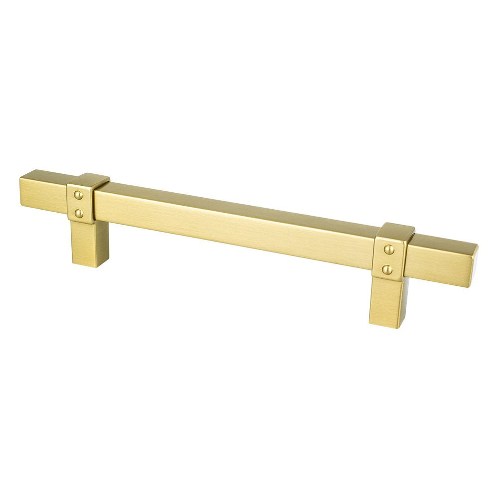 Berenson Rivet Rebel Pull - 128mm (5-1/16 in) - Modern Brushed Gold