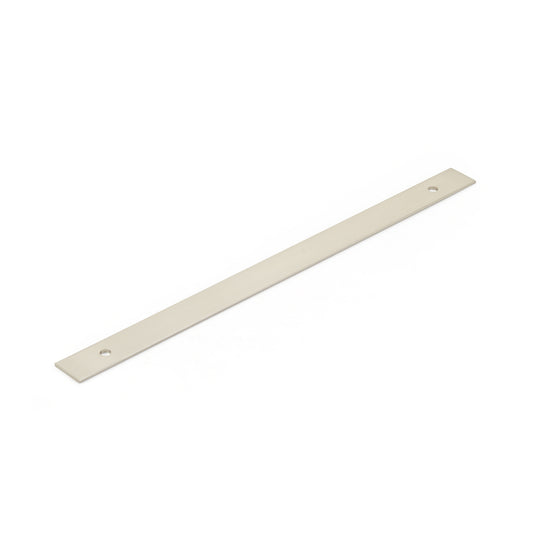 Schaub Pub House Backplate for Appliance Pull 12" Brushed Nickel
