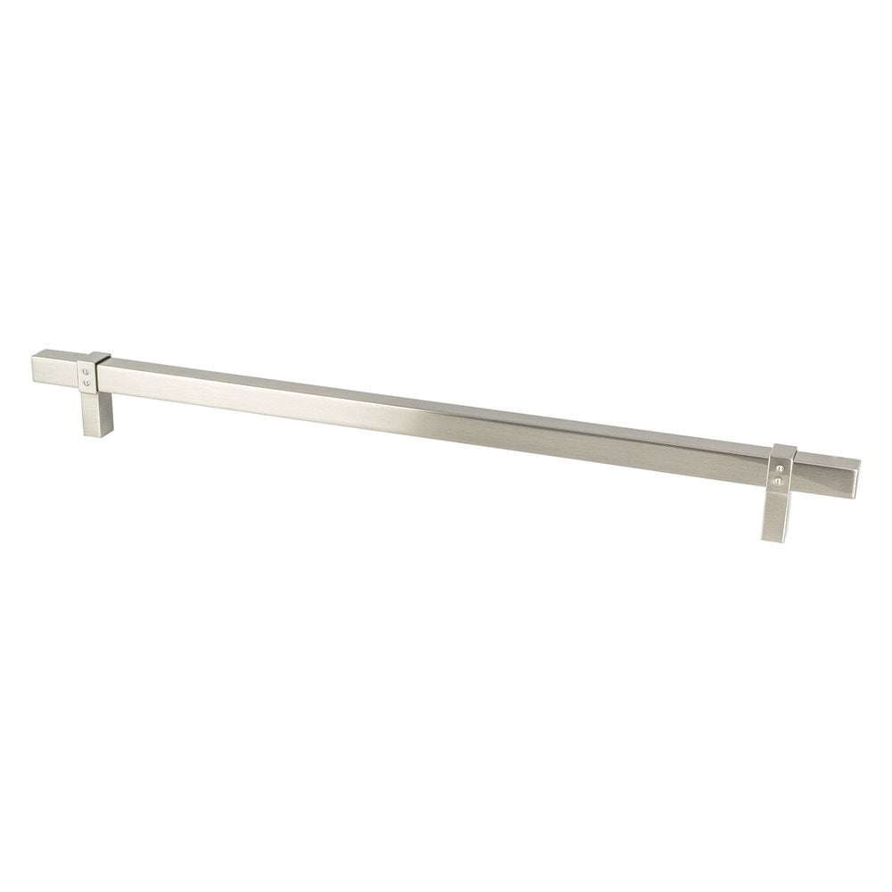 Berenson Rivet Rebel Pull - 18 in (457.2mm) (Appliance Pull) - Brushed Nickel
