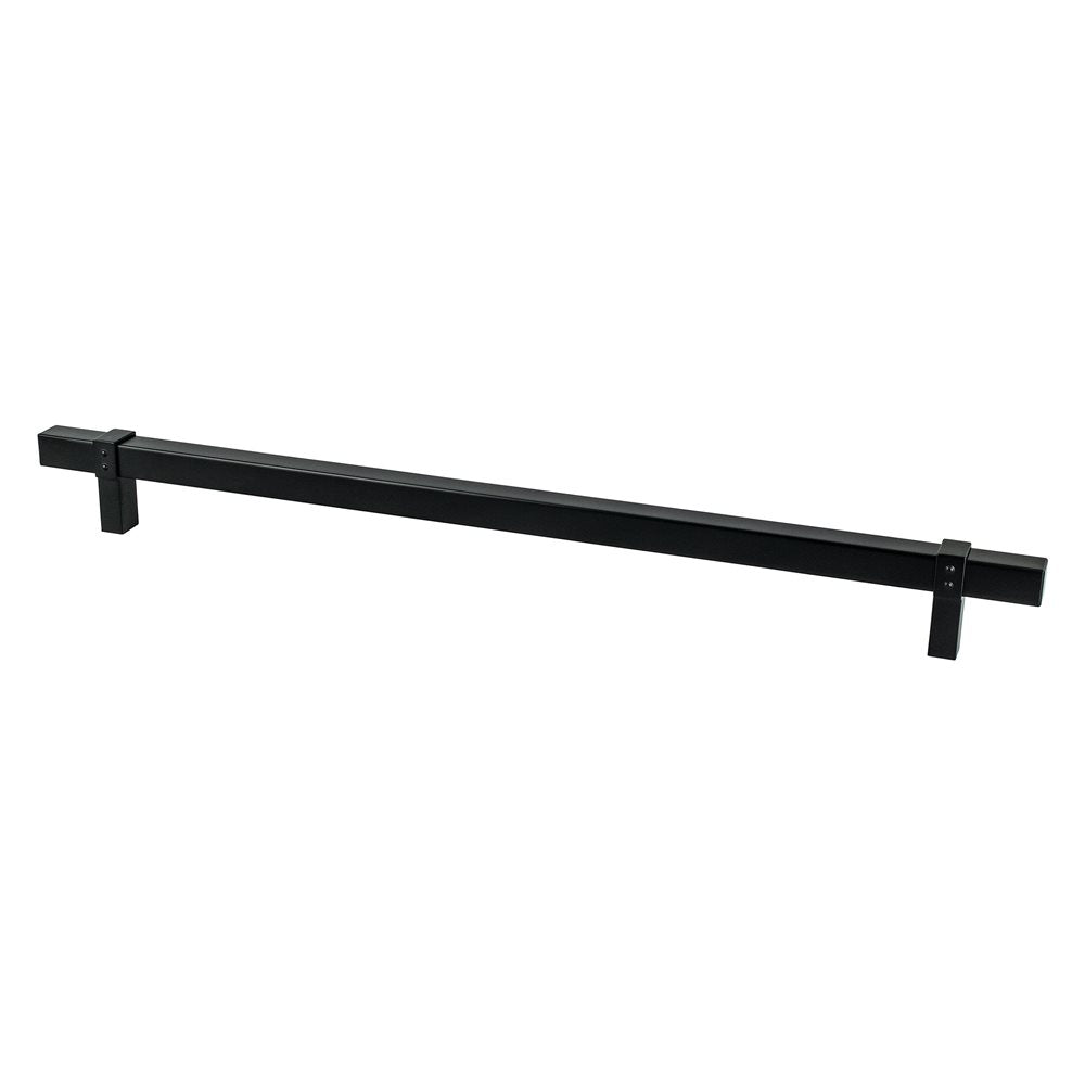 Berenson Rivet Rebel Pull - 18 in (457.2mm) (Appliance Pull) - Matte Black