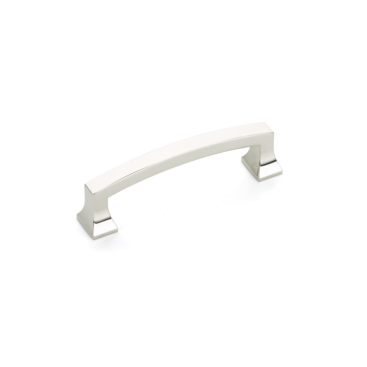 Schaub Menlo Park Arched Pull 3-1/2" Polished Nickel