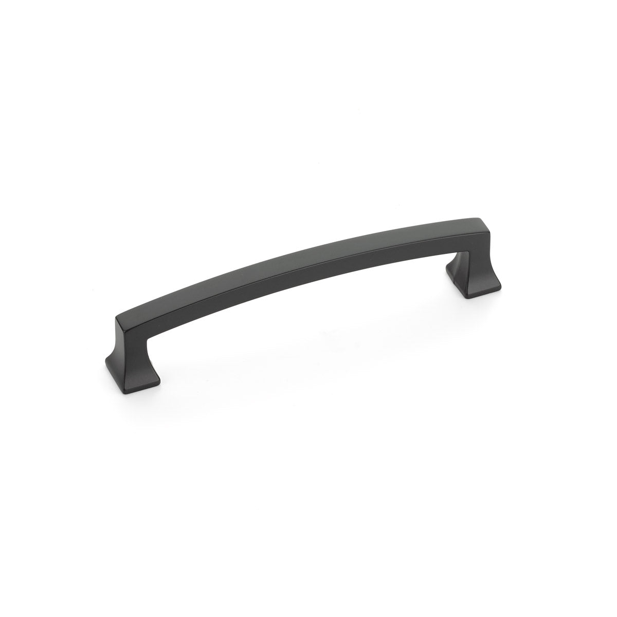 Schaub Menlo Park Arched Pull 5" Matte Black
