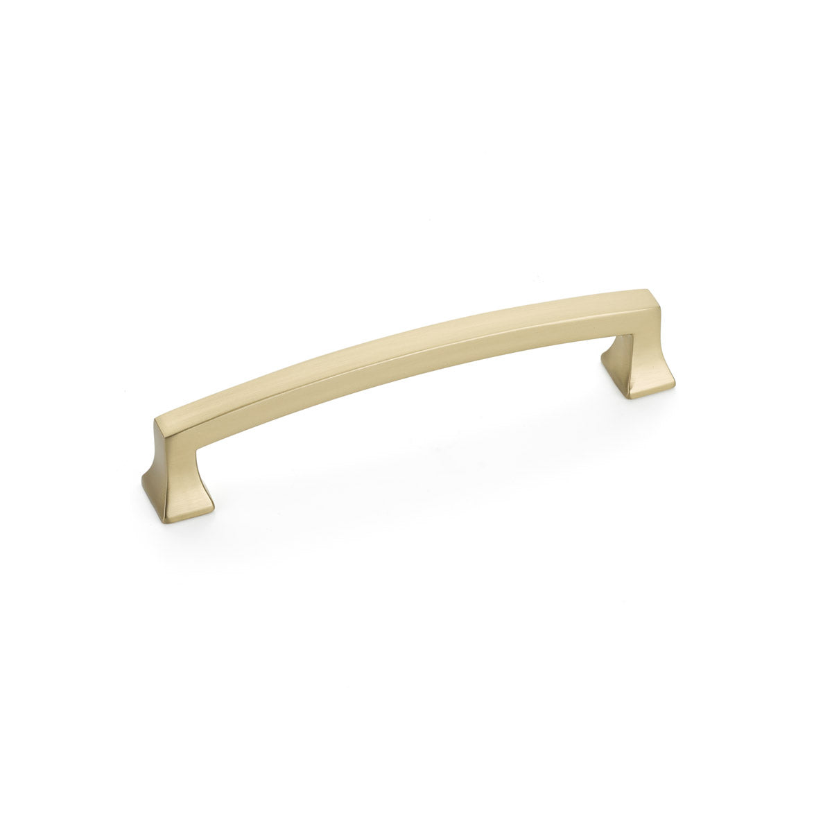 Schaub Menlo Park Arched Pull 5" Signature Satin Brass