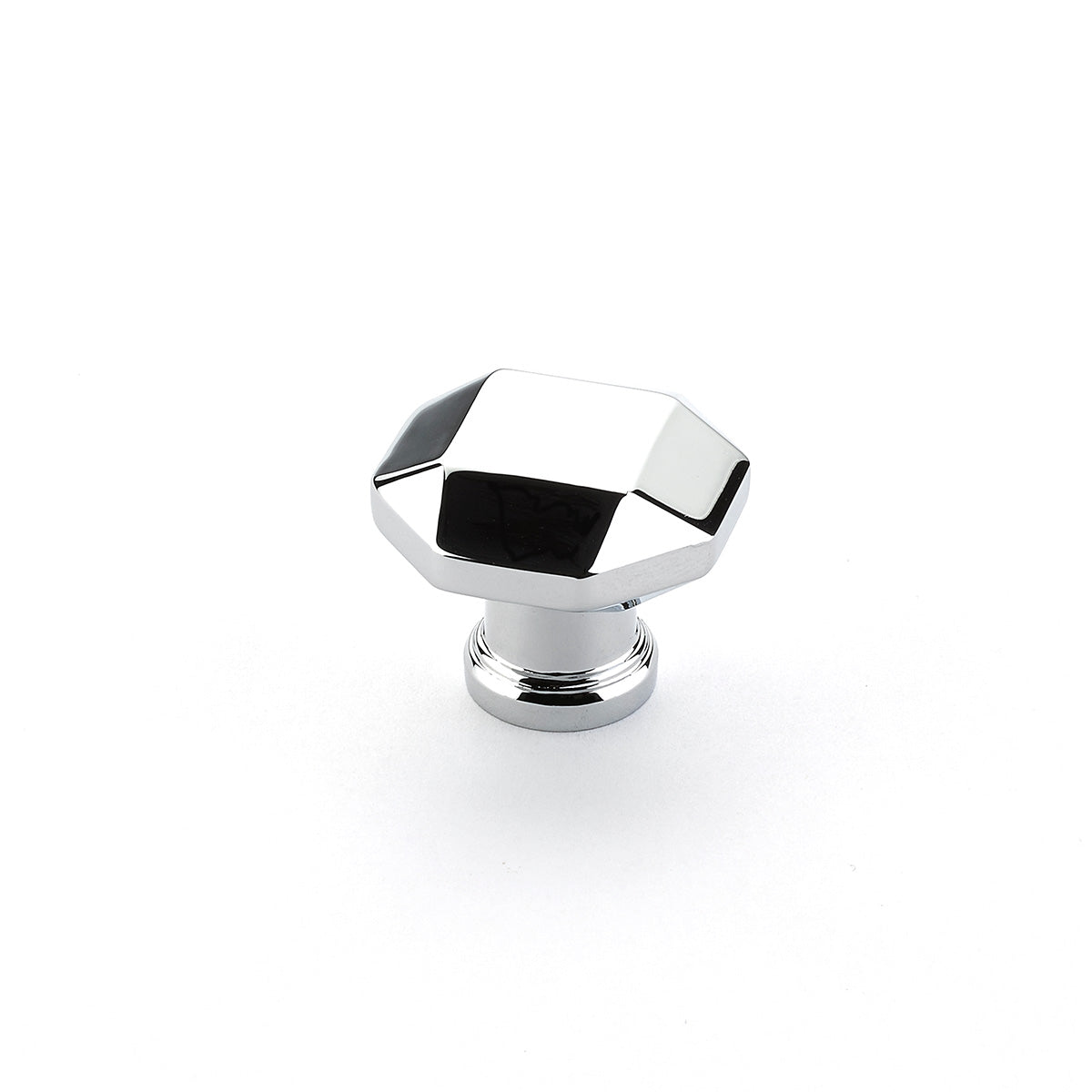 Schaub Menlo Park Faceted Knob 1-1/4" Polished Chrome