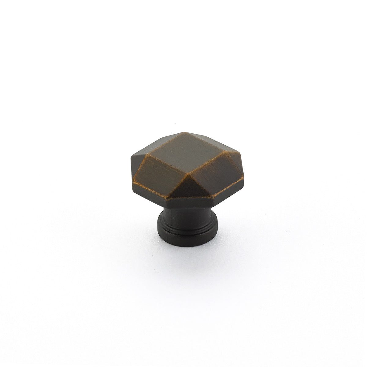 Schaub Menlo Park Faceted Knob 1-1/4" Ancient Bronze