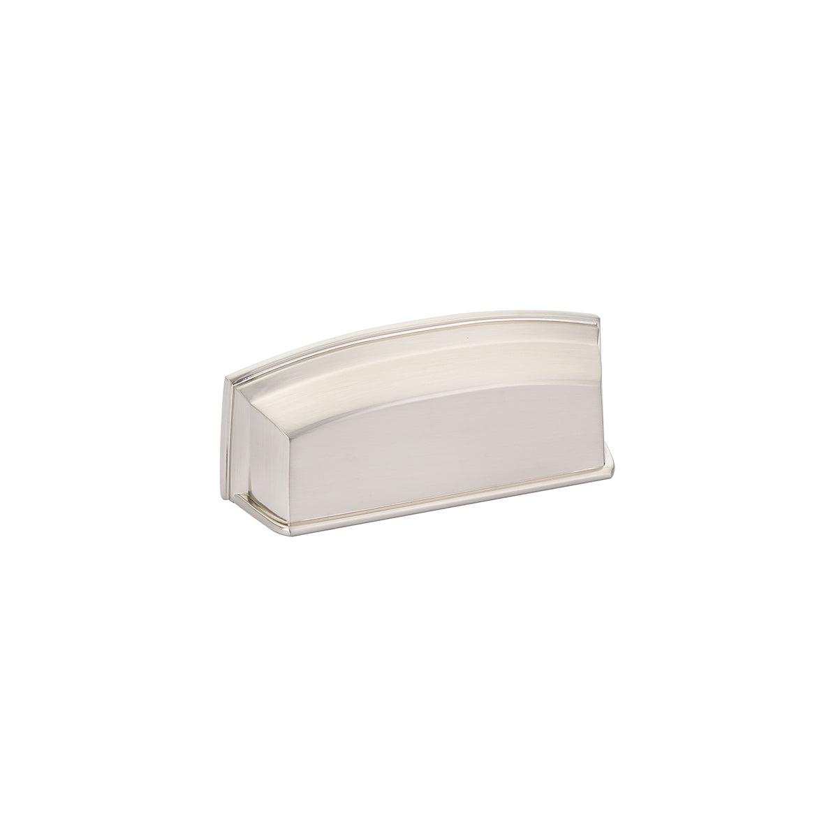 Schaub Menlo Park Cup Pull Brushed Nickel 3-1/2" cc