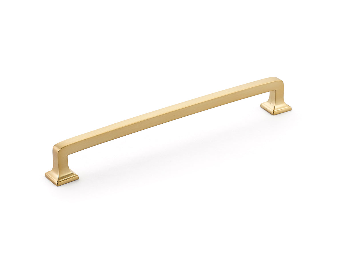 Schaub Menlo Park Pull 8" Signature Satin Brass