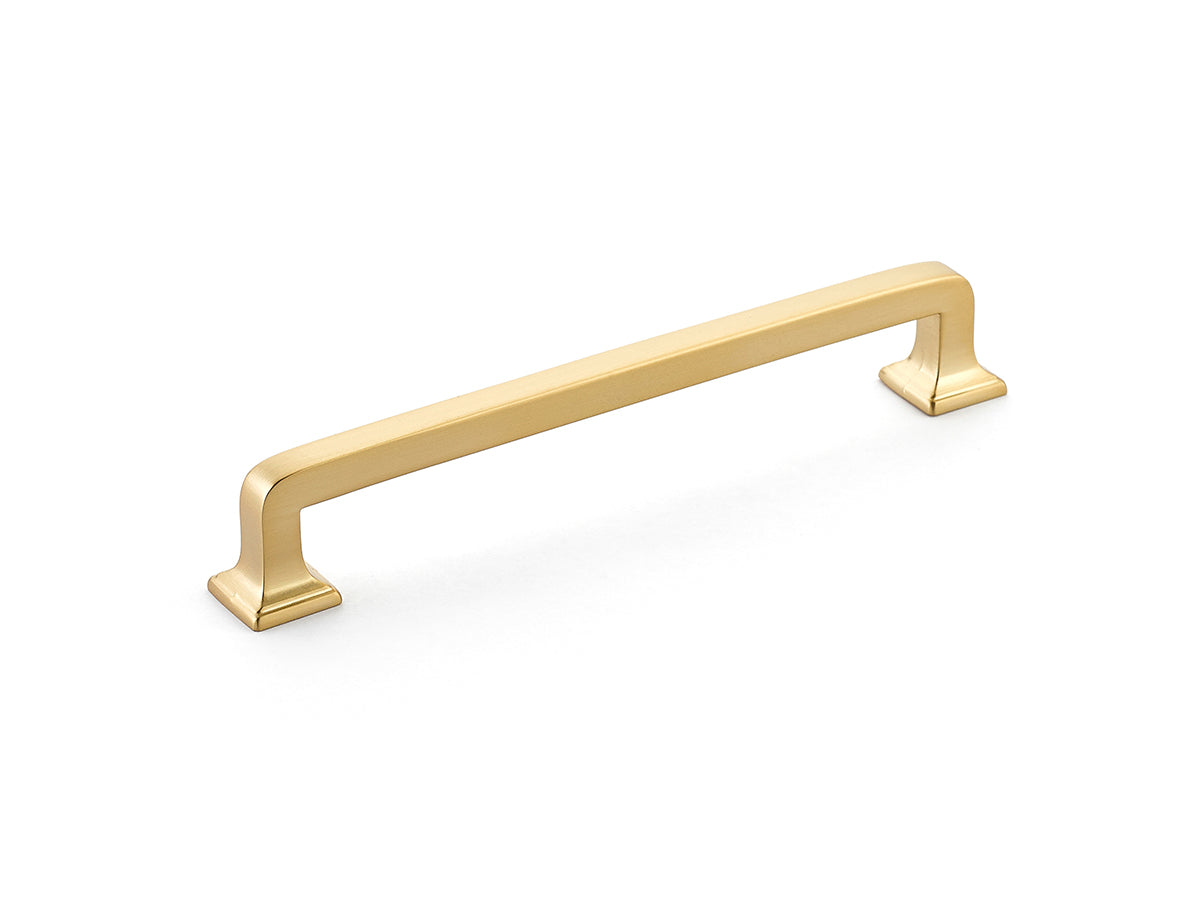 Schaub Menlo Park Pull 6" Signature Satin Brass