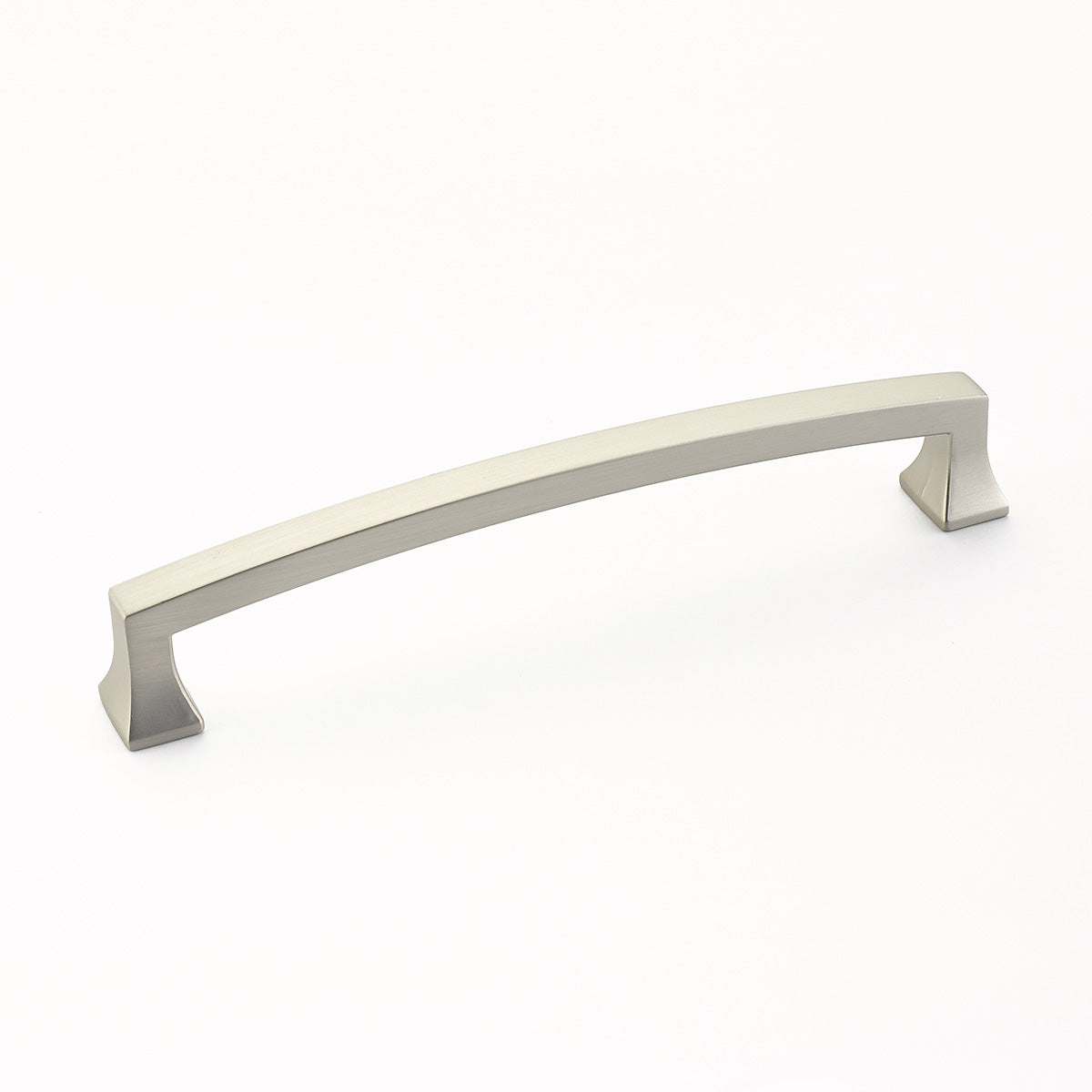 Schaub Menlo Park Arched Pull 6" Satin Nickel
