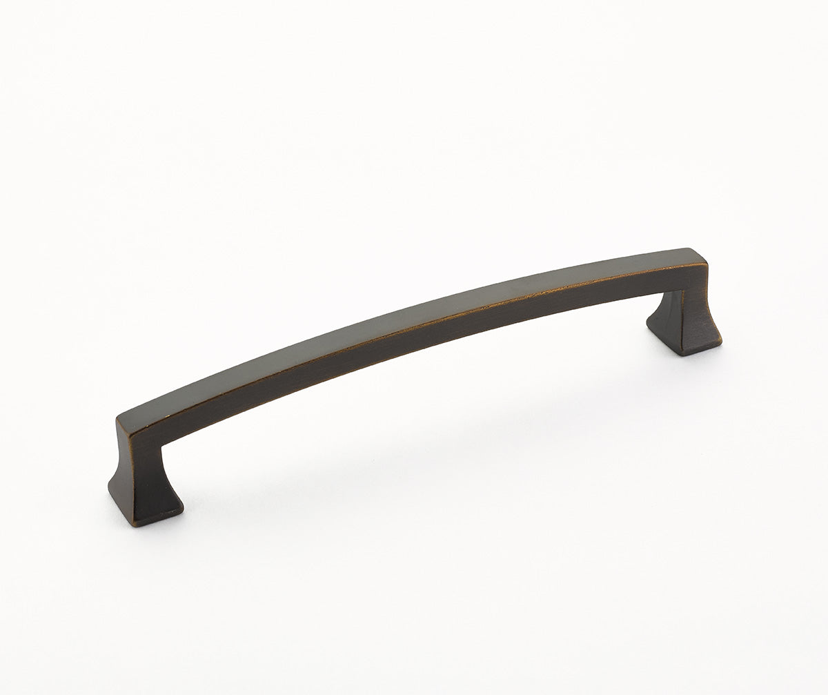 Schaub Menlo Park Arched Pull 6" Ancient Bronze