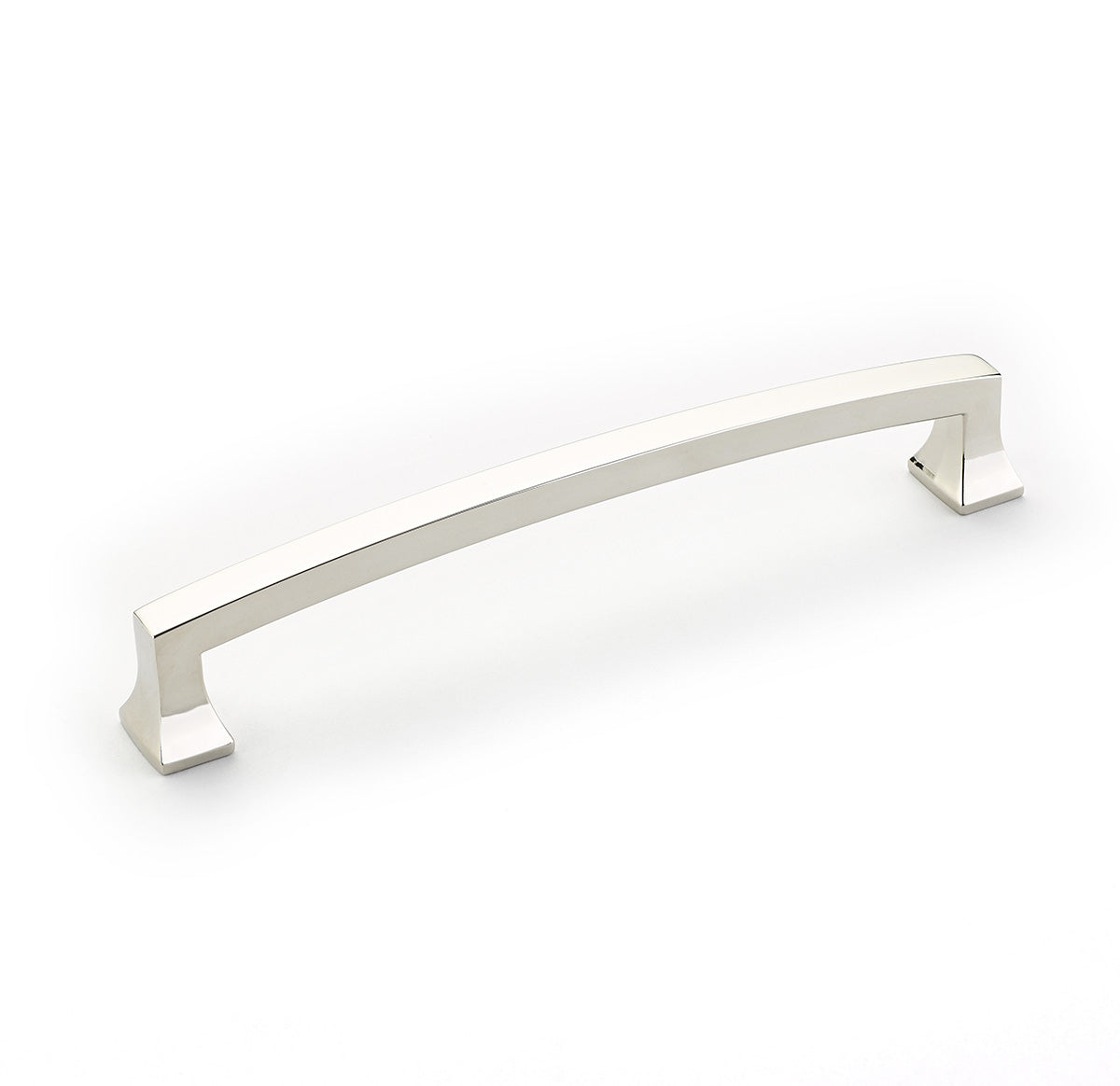 Schaub Menlo Park Arched Pull 6" Polished Nickel